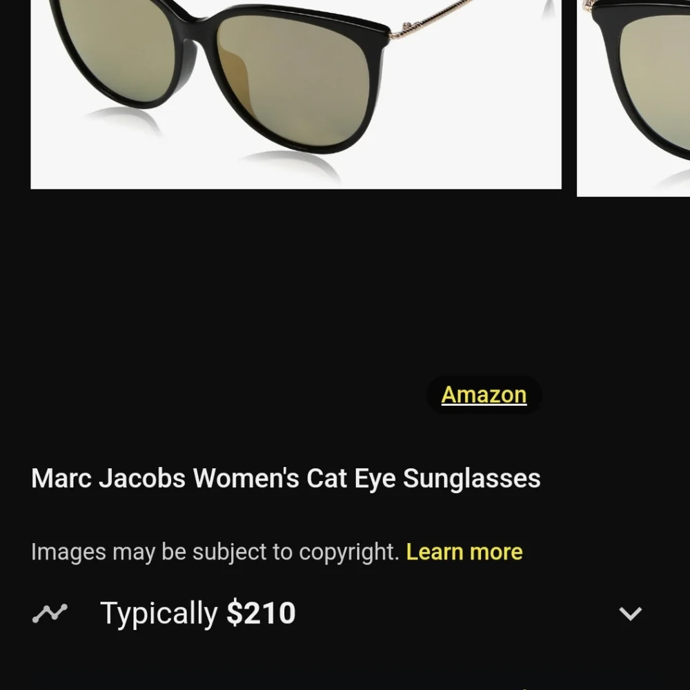 Sale🥰 Marc Jacobs Nyc Cat Eye Sunglasses Brand New